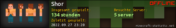 Benutzerleisten 560x90 für Shor