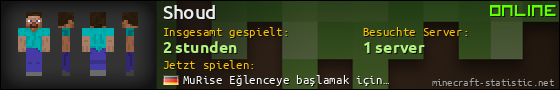 Benutzerleisten 560x90 für Shoud