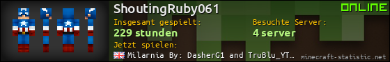 Benutzerleisten 560x90 für ShoutingRuby061