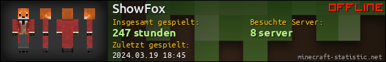 Benutzerleisten 560x90 für ShowFox