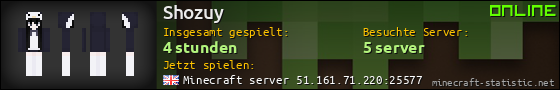 Benutzerleisten 560x90 für Shozuy