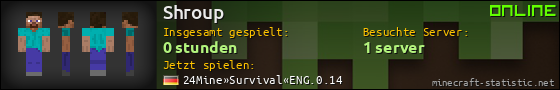 Benutzerleisten 560x90 für Shroup
