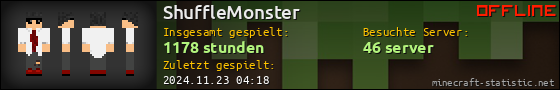 Benutzerleisten 560x90 für ShuffleMonster