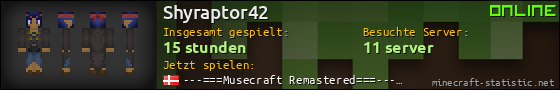 Benutzerleisten 560x90 für Shyraptor42