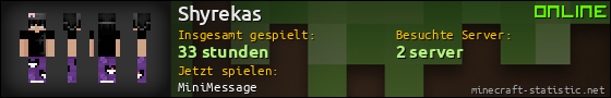Benutzerleisten 560x90 für Shyrekas