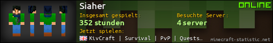 Benutzerleisten 560x90 für Siaher