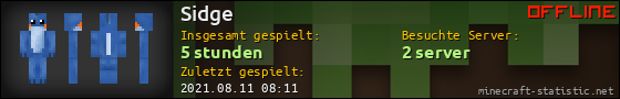 Benutzerleisten 560x90 für Sidge