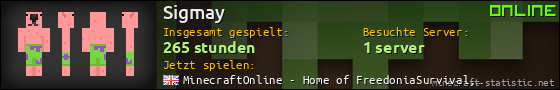 Benutzerleisten 560x90 für Sigmay