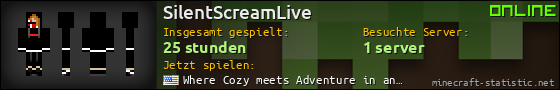 Benutzerleisten 560x90 für SilentScreamLive