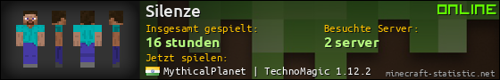 Benutzerleisten 560x90 für Silenze