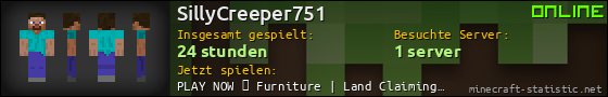 Benutzerleisten 560x90 für SillyCreeper751