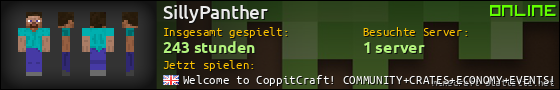 Benutzerleisten 560x90 für SillyPanther