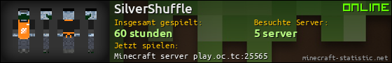 Benutzerleisten 560x90 für SilverShuffle