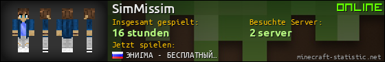 Benutzerleisten 560x90 für SimMissim