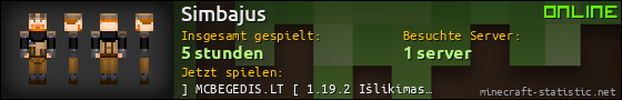 Benutzerleisten 560x90 für Simbajus
