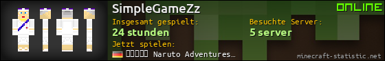 Benutzerleisten 560x90 für SimpleGameZz