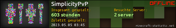 Benutzerleisten 560x90 für SimplicityPvP