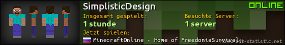Benutzerleisten 560x90 für SimplisticDesign