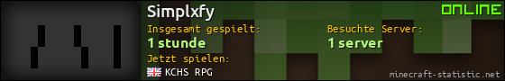 Benutzerleisten 560x90 für Simplxfy