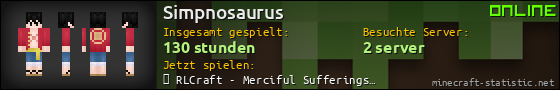 Benutzerleisten 560x90 für Simpnosaurus