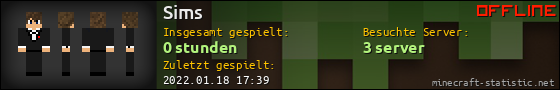 Benutzerleisten 560x90 für Sims