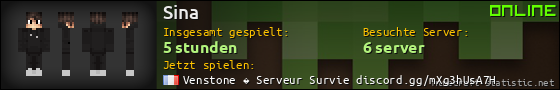 Benutzerleisten 560x90 für Sina