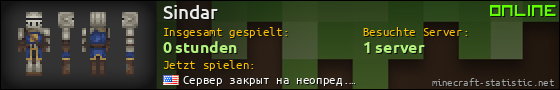 Benutzerleisten 560x90 für Sindar