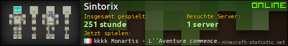 Benutzerleisten 560x90 für Sintorix