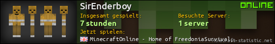 Benutzerleisten 560x90 für SirEnderboy