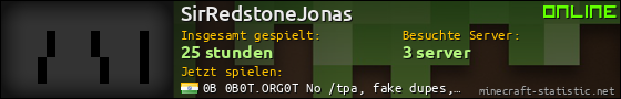 Benutzerleisten 560x90 für SirRedstoneJonas