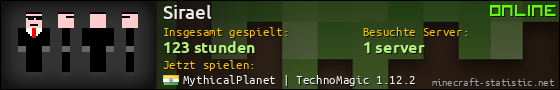Benutzerleisten 560x90 für Sirael
