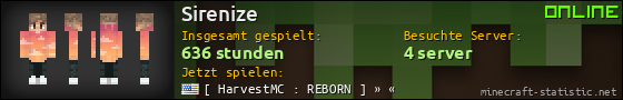 Benutzerleisten 560x90 für Sirenize
