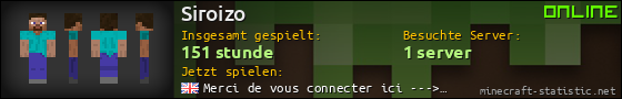 Benutzerleisten 560x90 für Siroizo