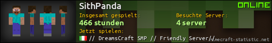 Benutzerleisten 560x90 für SithPanda