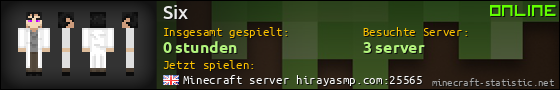 Benutzerleisten 560x90 für Six
