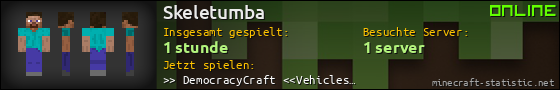 Benutzerleisten 560x90 für Skeletumba