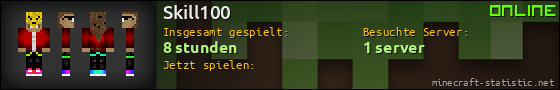 Benutzerleisten 560x90 für Skill100