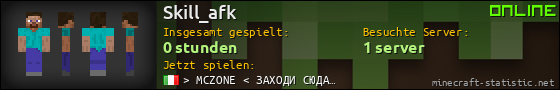 Benutzerleisten 560x90 für Skill_afk