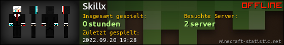 Benutzerleisten 560x90 für Skillx