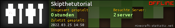 Benutzerleisten 560x90 für Skipthetutorial