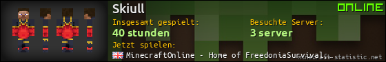 Benutzerleisten 560x90 für Skiull