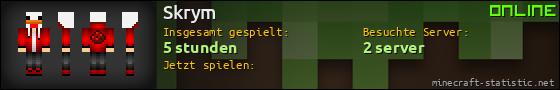 Benutzerleisten 560x90 für Skrym