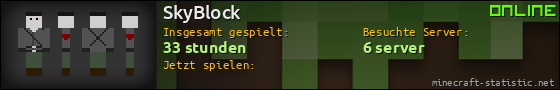 Benutzerleisten 560x90 für SkyBlock