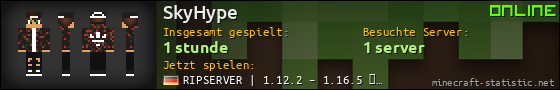 Benutzerleisten 560x90 für SkyHype