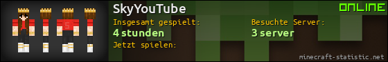 Benutzerleisten 560x90 für SkyYouTube