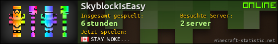 Benutzerleisten 560x90 für SkyblockIsEasy