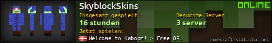 Benutzerleisten 560x90 für SkyblockSkins