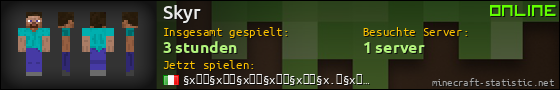 Benutzerleisten 560x90 für Skyr