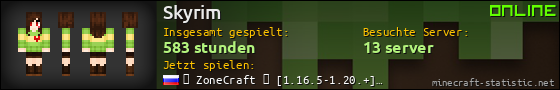 Benutzerleisten 560x90 für Skyrim
