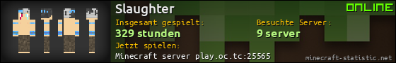 Benutzerleisten 560x90 für Slaughter